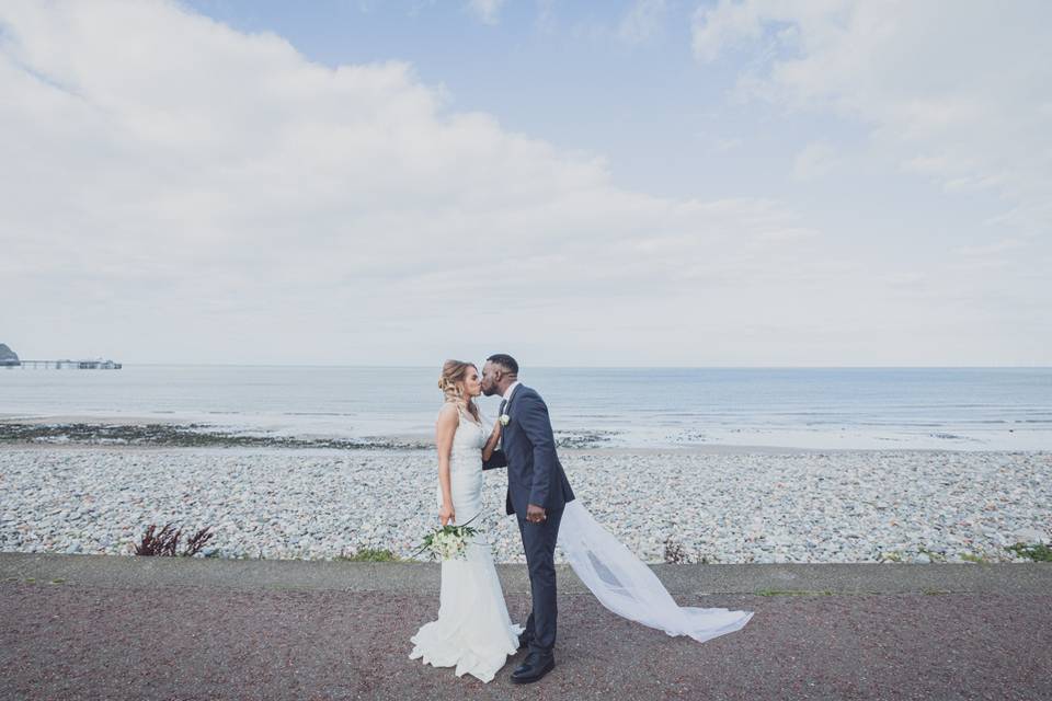 Wedding Day in Conwy, Wales