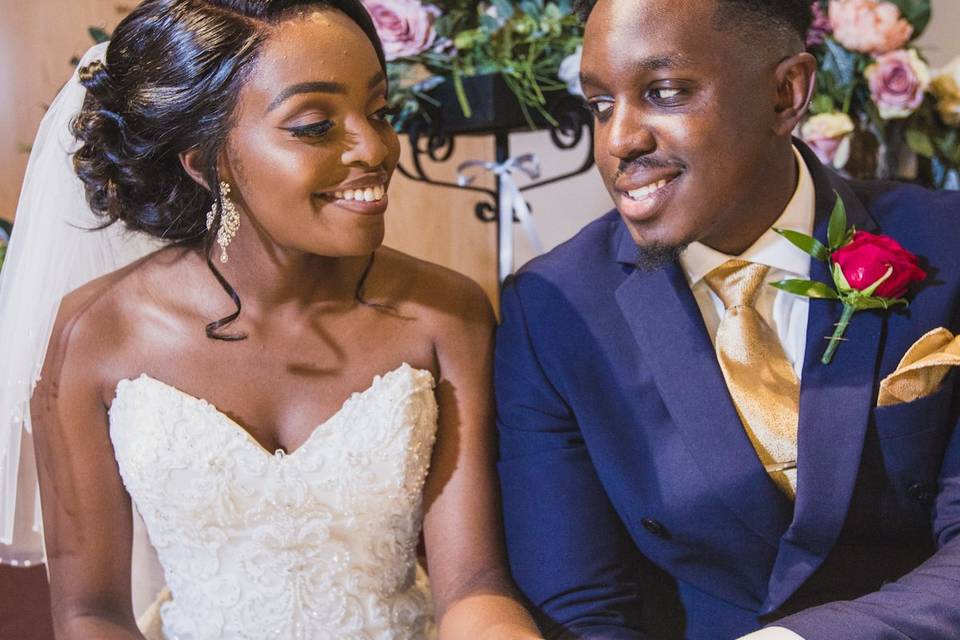 Nigerian Couple's Wedding Day