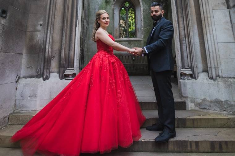 The Charm of the Red Dress