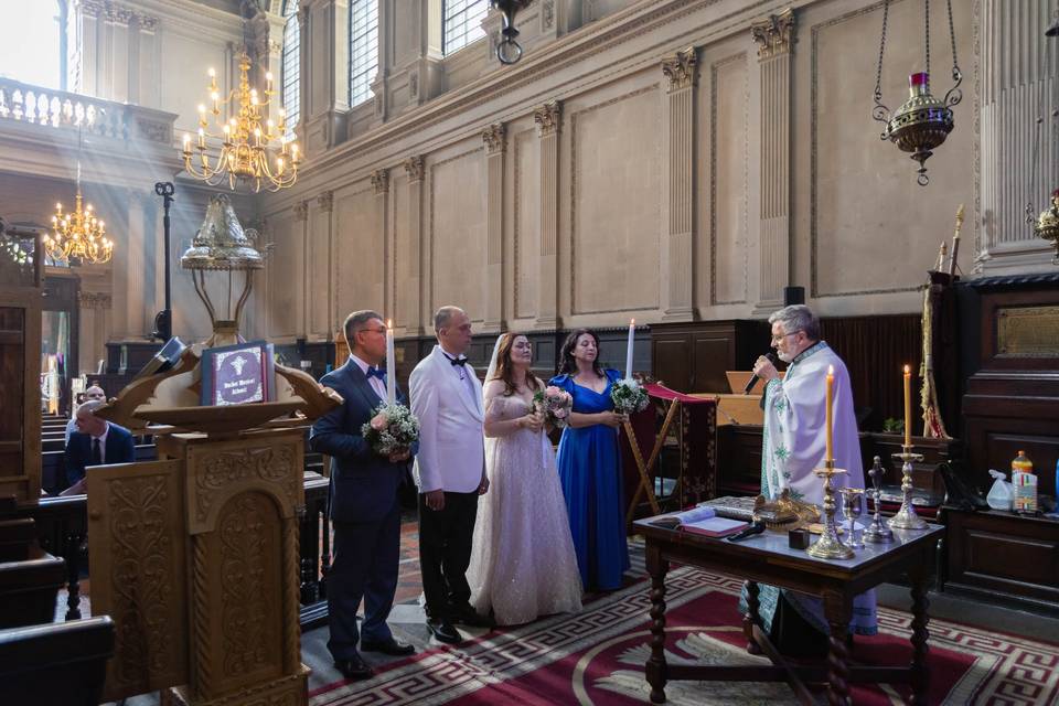 Church Wedding Ceremony Photo
