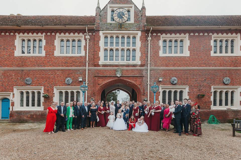 Wedding in Gosfield Hall,Essex