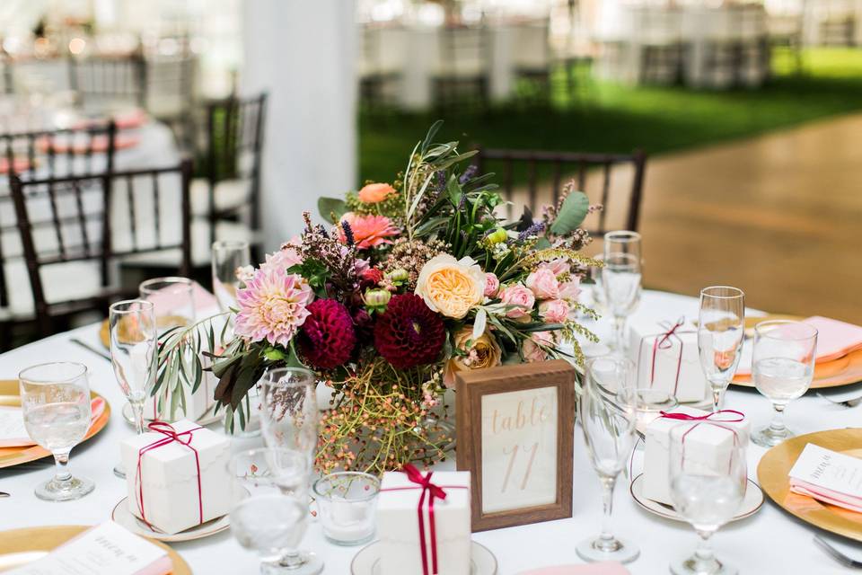 Flower centerpiece