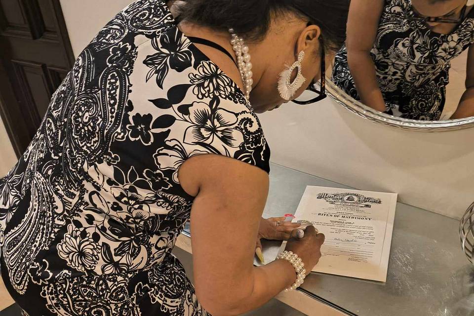 Signing