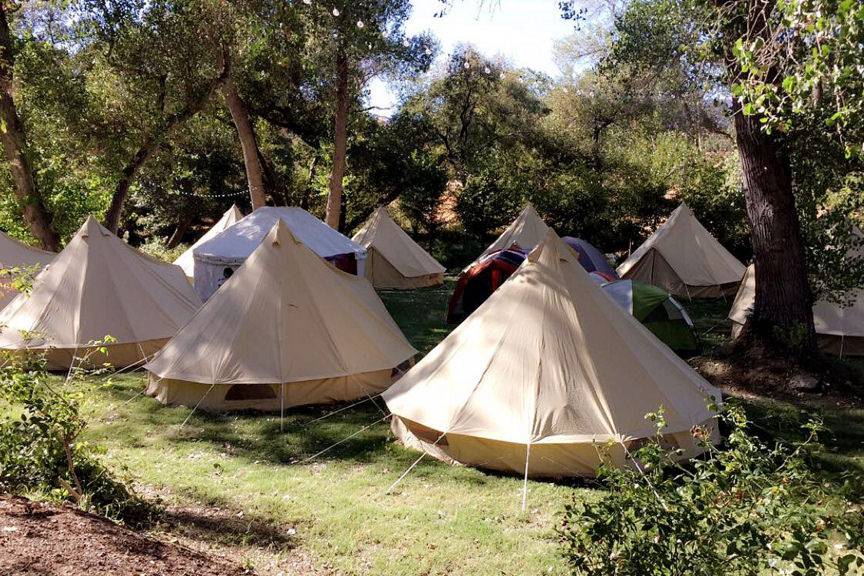 Guests' tents