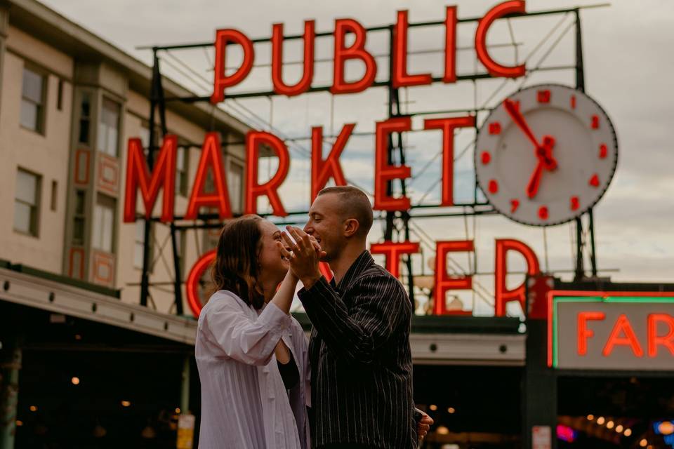 Pike place engagement