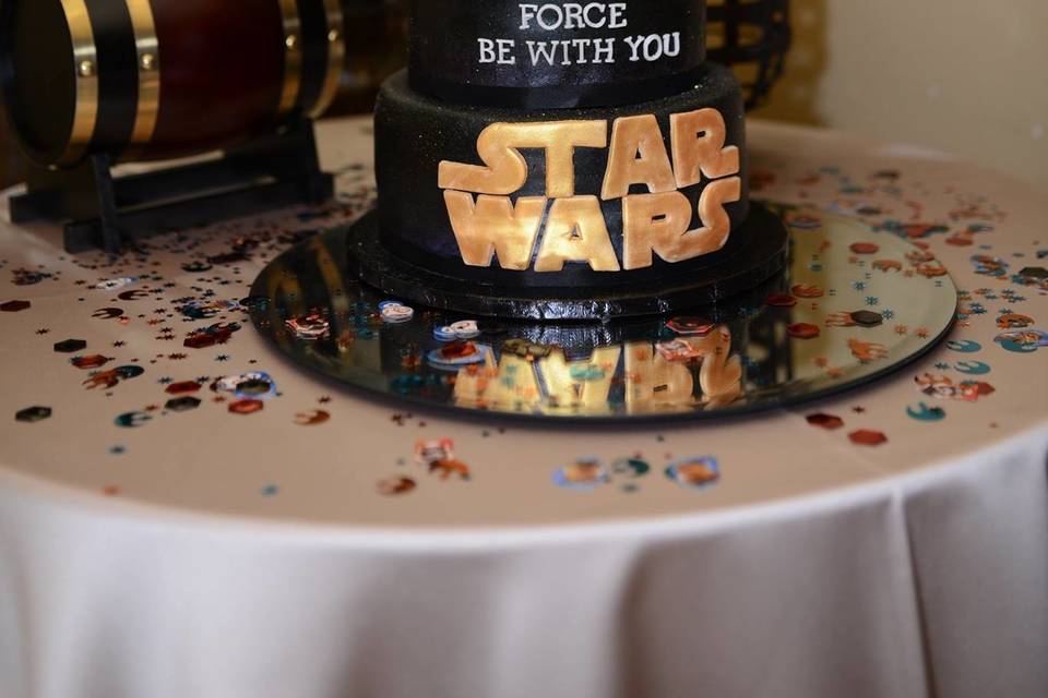 Star Wars wedding cake