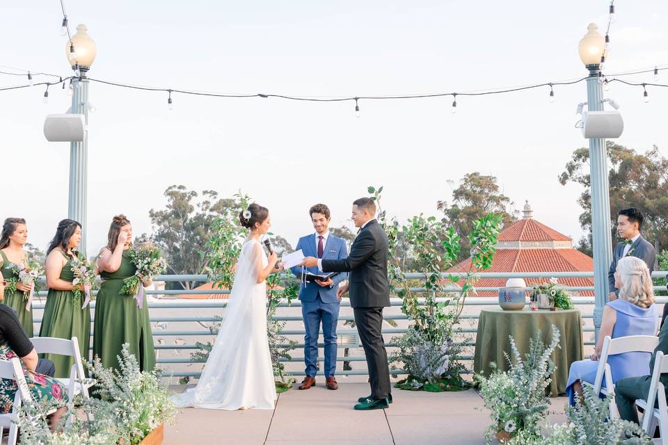 Rooftop Ceremony