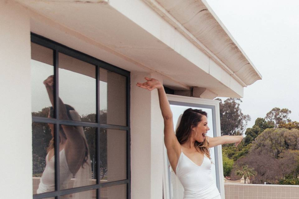 Wedding Party Room Balcony