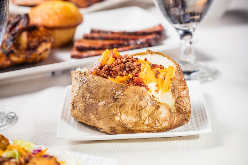 Loaded baked potato