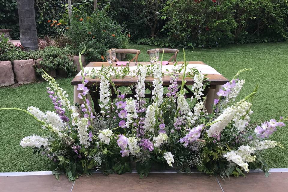 Sweetheart table