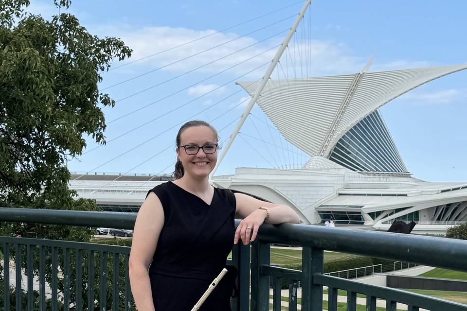 Flute with Milwaukee Art Museu