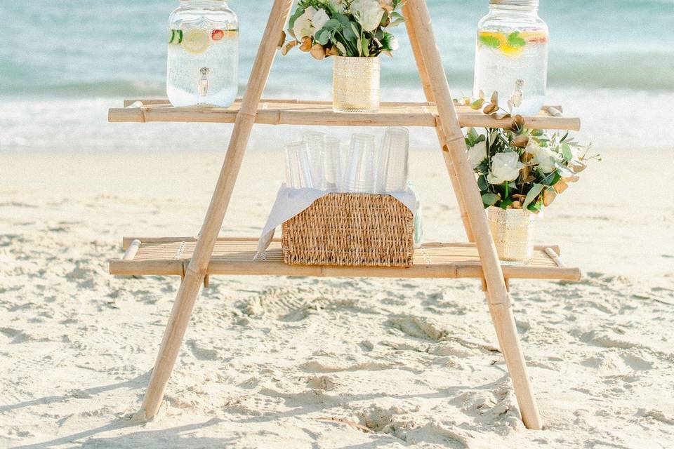 Refreshments at the beach