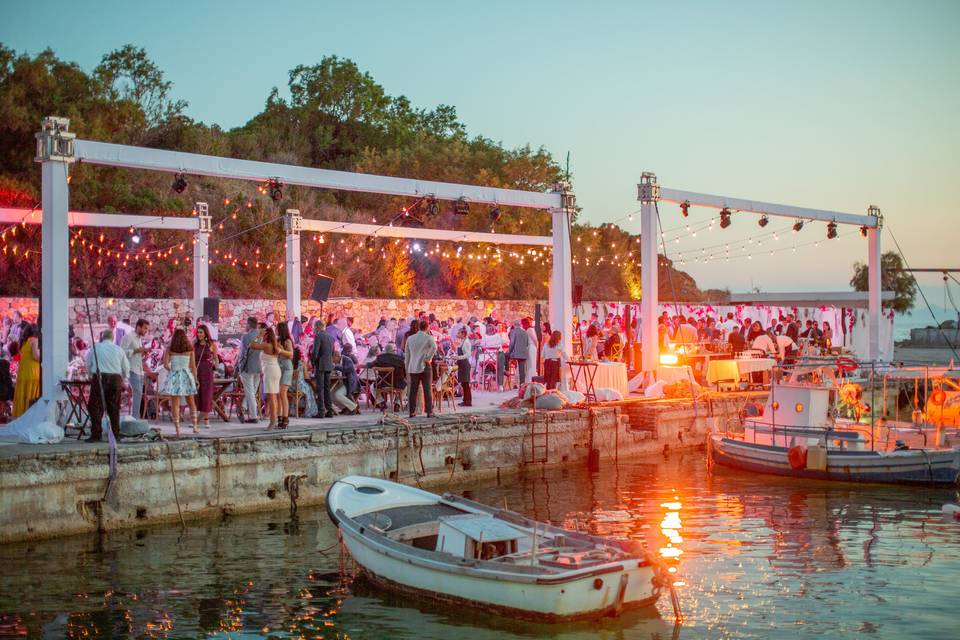 Greek Party by the sea