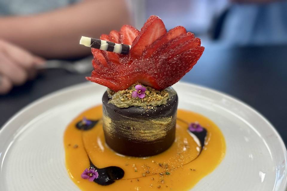 Brownie Ganache Cheesecake