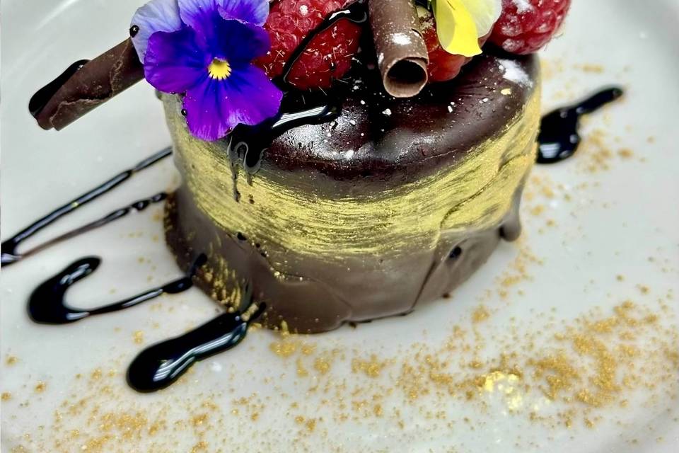 Brownie Ganache Cheesecake