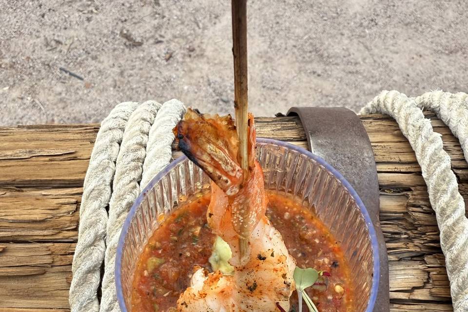 Grilled Prawn & Gazpacho