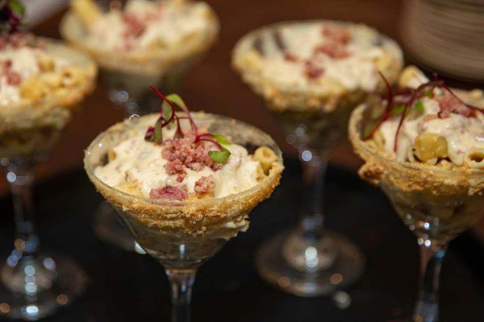 Bacon Mac Martini Appetizer