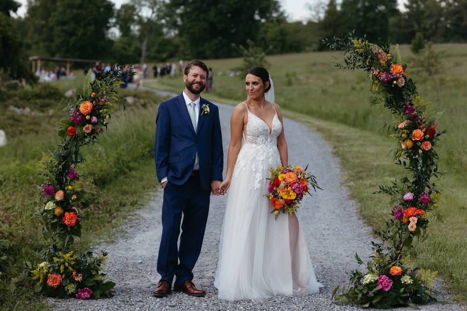 Bride and groom