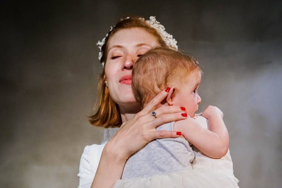 Bride and Daughter