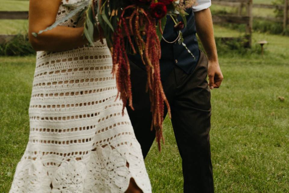 Jen & Dan at Maples Estate