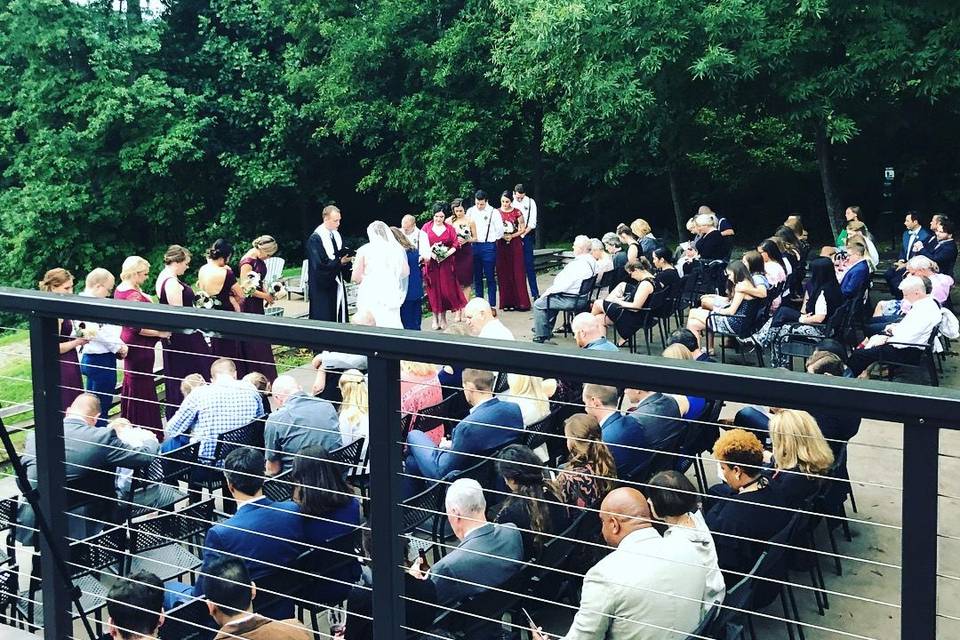 The wedding attendants