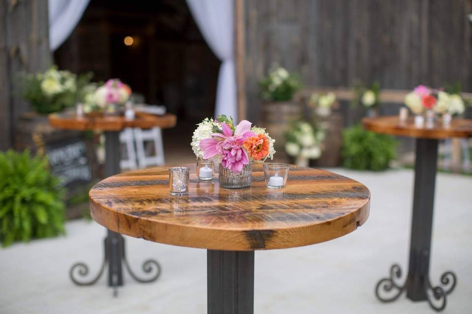 Custom cocktail tables