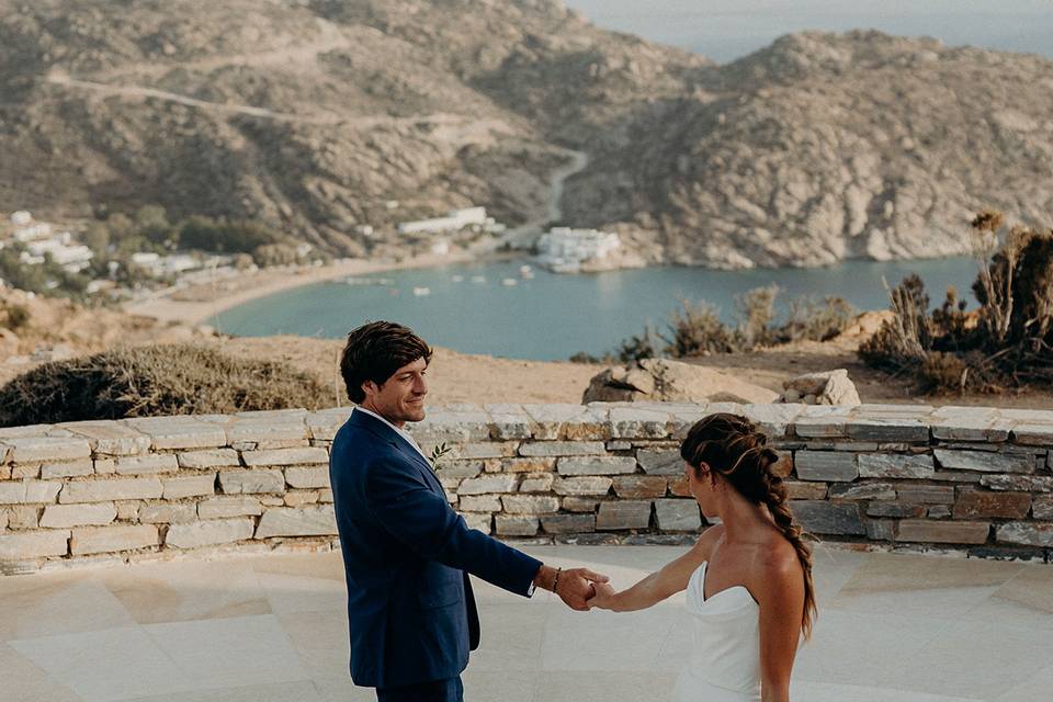 Greek islands wedding