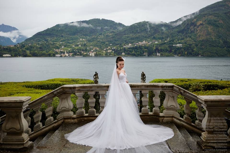 Lake como wedding