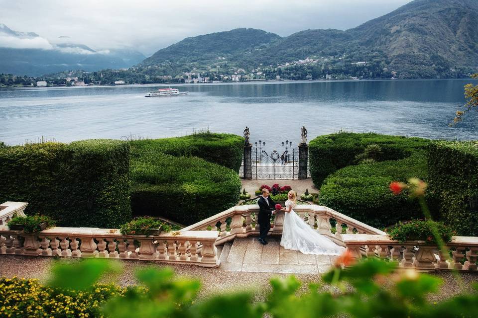 Lake como wedding