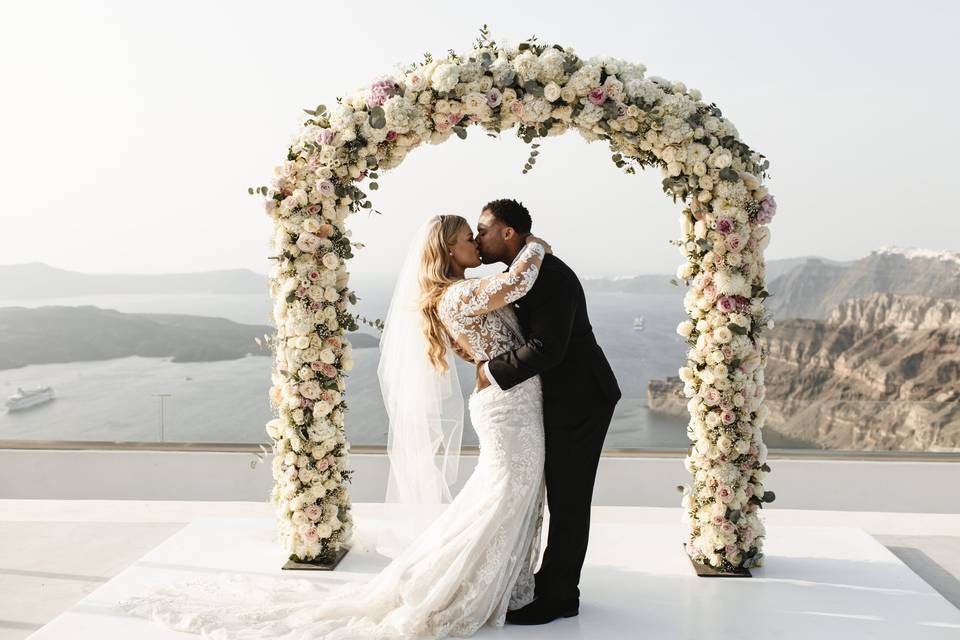 Santorini wedding