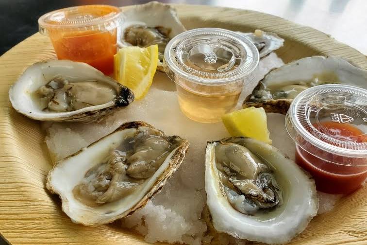 East Coast oyster platter