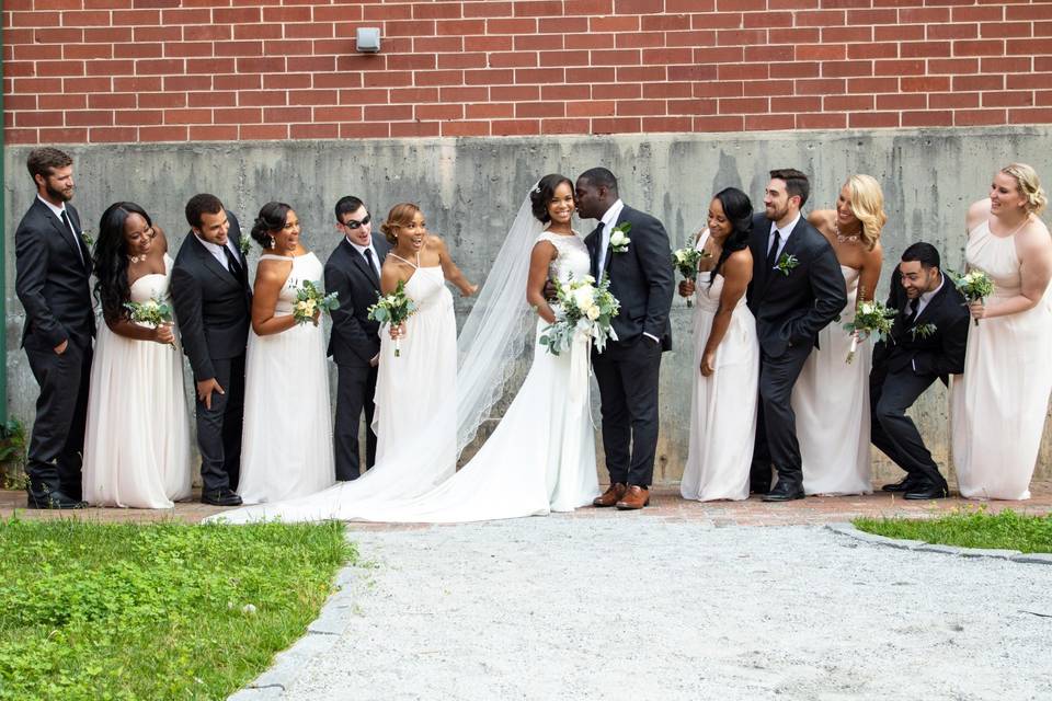 Bridal party in Atlanta, GA.
