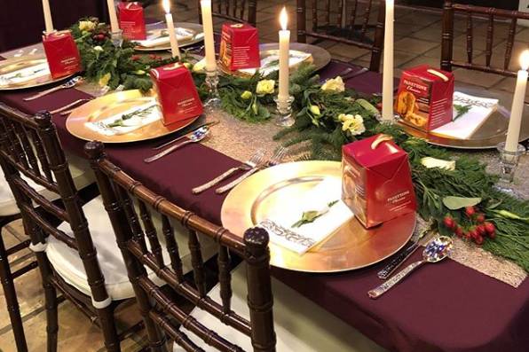 Candlelit dinner