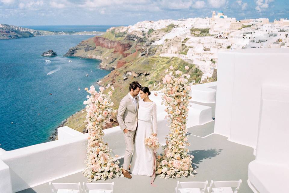 Santorini Micro Wedding