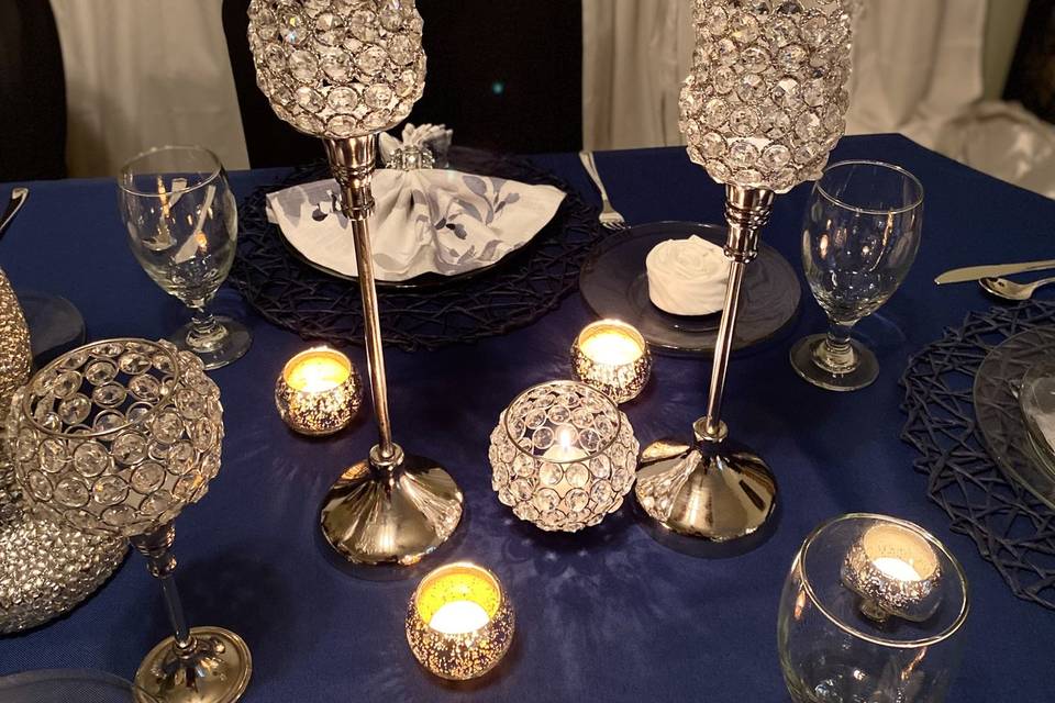 Crystal Tablescape
