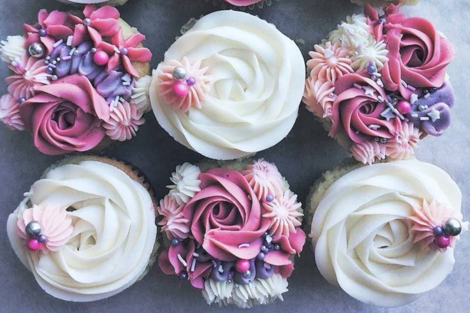 Wedding cupcakes