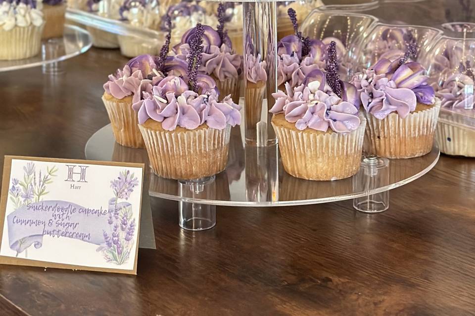 Cupcakes at the Lavender ridge