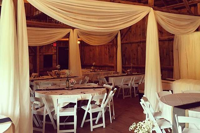 Seating and draping