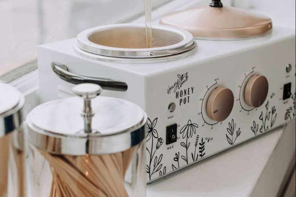 The waxing station