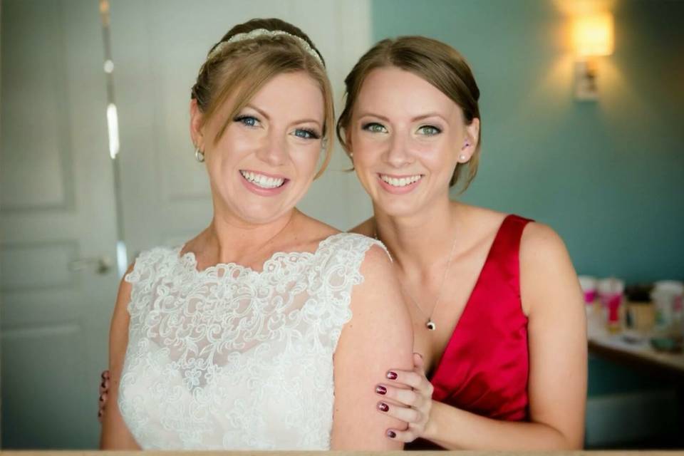 Bride and her Sister