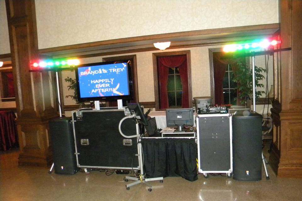 DJ set-up