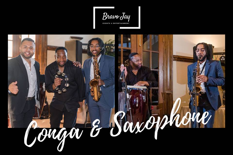 Conga & Saxophone