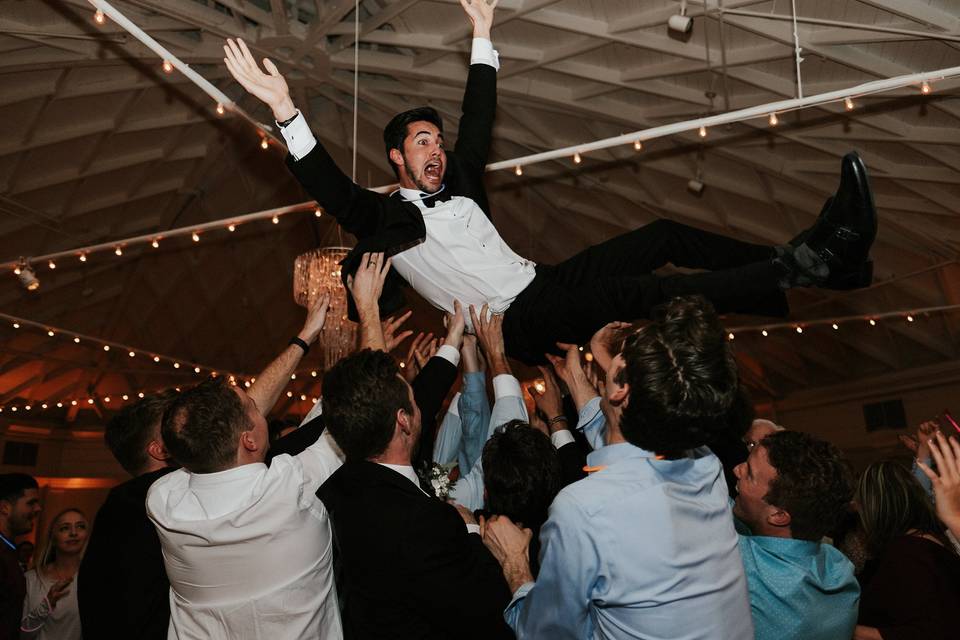 Crowdsurf groom #3