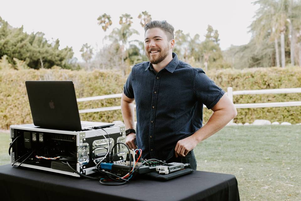 Ceremony setup