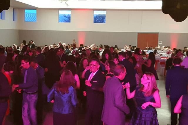 Guests dancing the night away