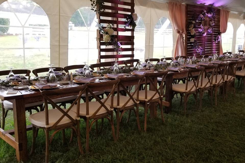 Outdoor reception