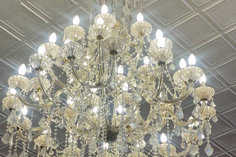 Four lovely chandeliers