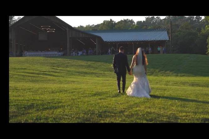 First walk as husband and wife
