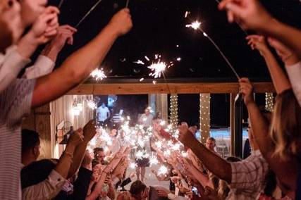 Beautiful send-off!  Sparklely