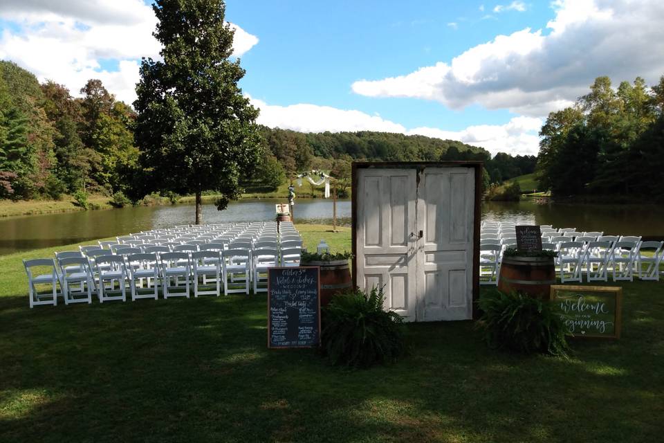 Wedding ceremoney site